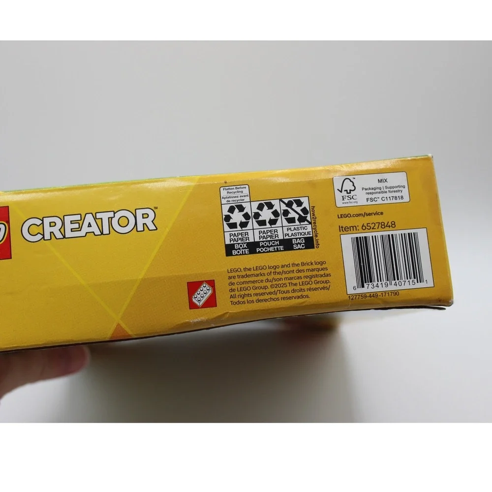 LEGO Creator 3-in-1 White Rabbit 31133 Building Set Bunny Seal Parrot 258 Pcs